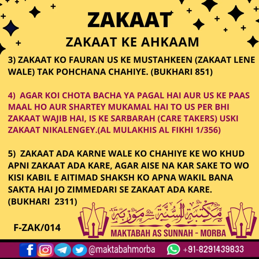 Zakaat-Ahkaam (contd.)