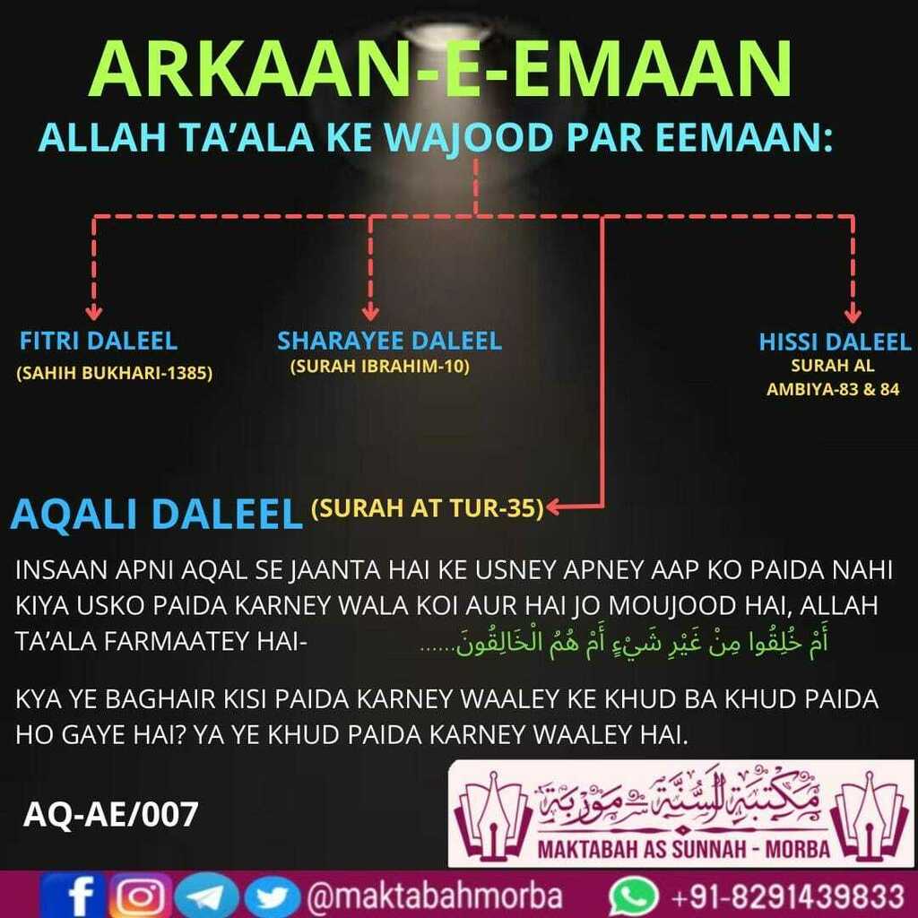 20211001 114447 Arkan-E-Emaan - Allah Ta'ala ke wajood par Eemaan