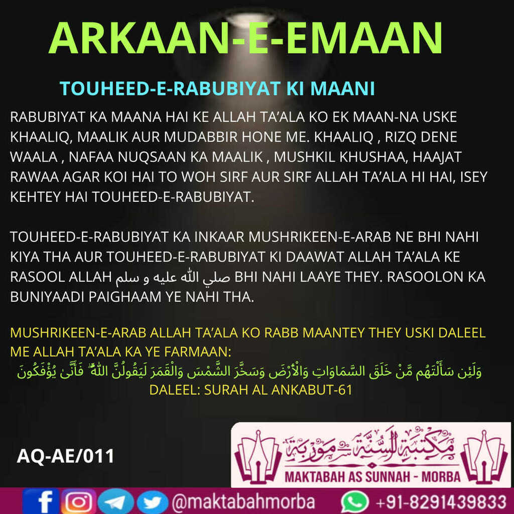 20211001 114514 Arkan-E-Eman - Touheed-E-Rabubiyat