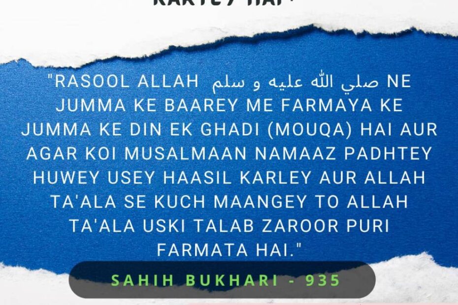 Sunnah of Friday – جمعہ کی سنتیں