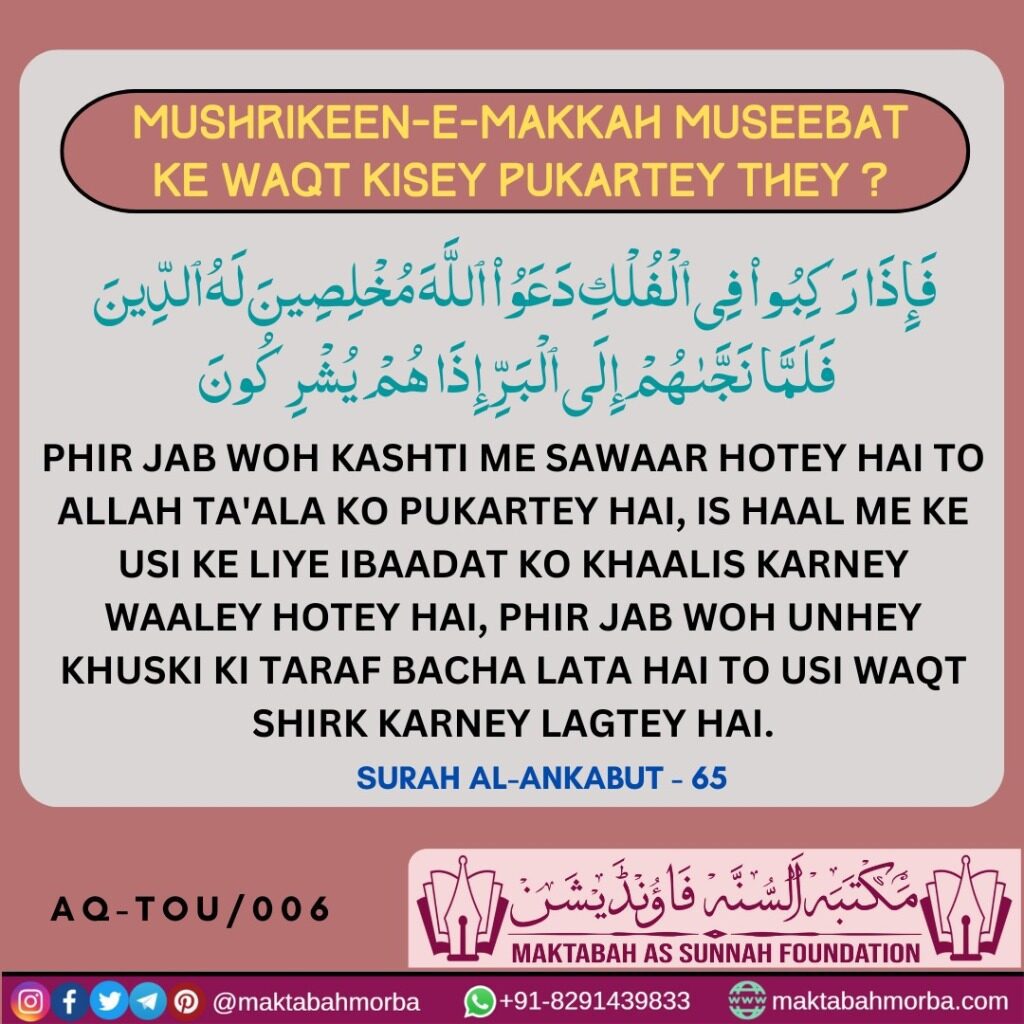 Aqeedah e tawheed 06