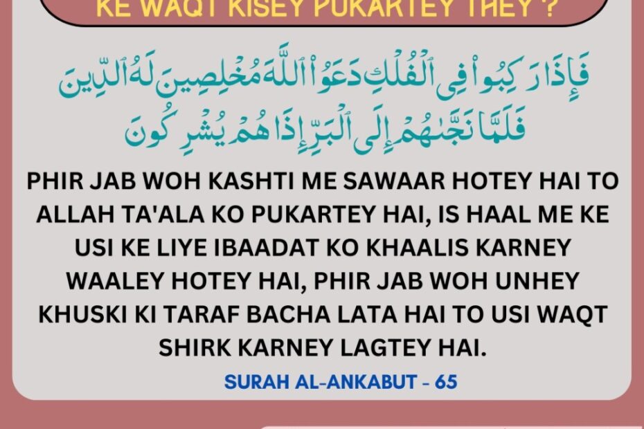Aqeedah e tawheed 06